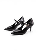 Décolleté slim strap in vernice donna