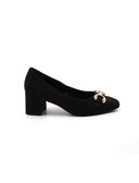 Décolleté vegan donna con morsetto oro