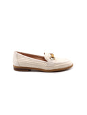 Mocassino in rafia donna con morsetto