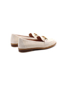 Mocassino in rafia donna con morsetto
