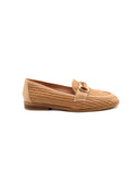 Mocassino in rafia donna con morsetto