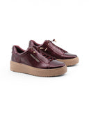 Sneaker vegan donna con lacci elastici