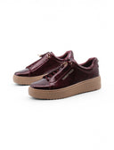 Sneaker vegan donna con lacci elastici