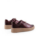 Sneaker vegan donna con lacci elastici