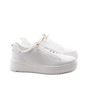 Sneaker vegan donna con lacci elastici