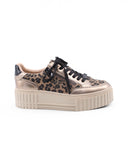 Sneaker platform vegan animalier donna