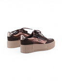 Sneaker platform vegan animalier donna