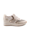 Sneaker vegana con zeppa da donna