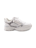 Sneaker sportiva con inserto animalier