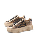 Sneaker platform vegan animalier donna