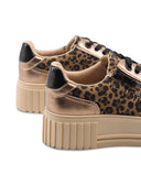 Sneaker platform vegan animalier donna