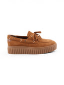Mocassino da barca con suola platform