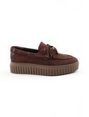 Mocassino da barca con suola platform