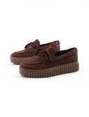 Mocassino da barca con suola platform