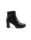 Stivaletto ankle boot da donna in pelle