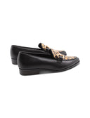 Mocassino vegan animalier con morsetto