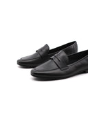 Mocassino donna con traversina in pelle