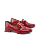 Mocassino vegan in vernice nera donna