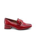 Mocassino vegan in vernice nera donna