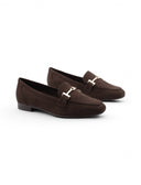 Mocassino con morsetto da donna