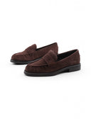 Penny loafers scamosciato da donna