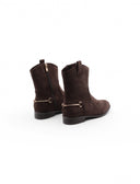 Stivaletto con accessorio oro da donna