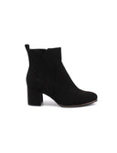 Ankle boot vegan in microfibra con zip