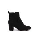 Ankle boot vegan in microfibra con zip