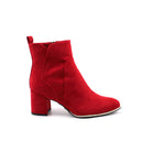 Ankle boot vegan in microfibra con zip