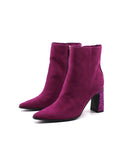 Stivaletto a punta da donna con zip