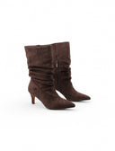 Stiveletto arricciato da donna