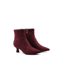 Ankle boot vegan con tacco kitten donna