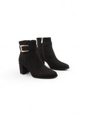 Ankle boot con fibbia da donna