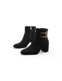 Ankle boot con fibbia da donna