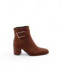 Ankle boot con fibbia da donna