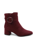 Ankle boot vegan in microfibra da donna