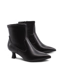 Ankle boot vegan con tacco kitten donna