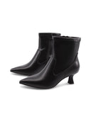 Ankle boot vegan con tacco kitten donna