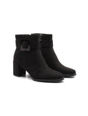 Ankle boot vegan in microfibra da donna