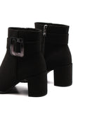 Ankle boot vegan in microfibra da donna