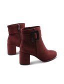 Ankle boot vegan in microfibra da donna