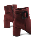 Ankle boot vegan in microfibra da donna