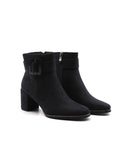 Ankle boot vegan in microfibra da donna