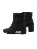 Ankle boot vegan in microfibra da donna