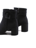 Ankle boot vegan in microfibra da donna