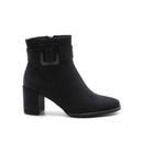 Ankle boot vegan in microfibra da donna