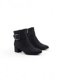 Ankle boot con fibbia da donna