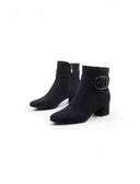 Ankle boot con fibbia da donna