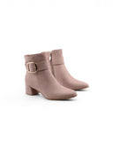 Ankle boot con fibbia da donna