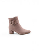 Ankle boot con fibbia da donna